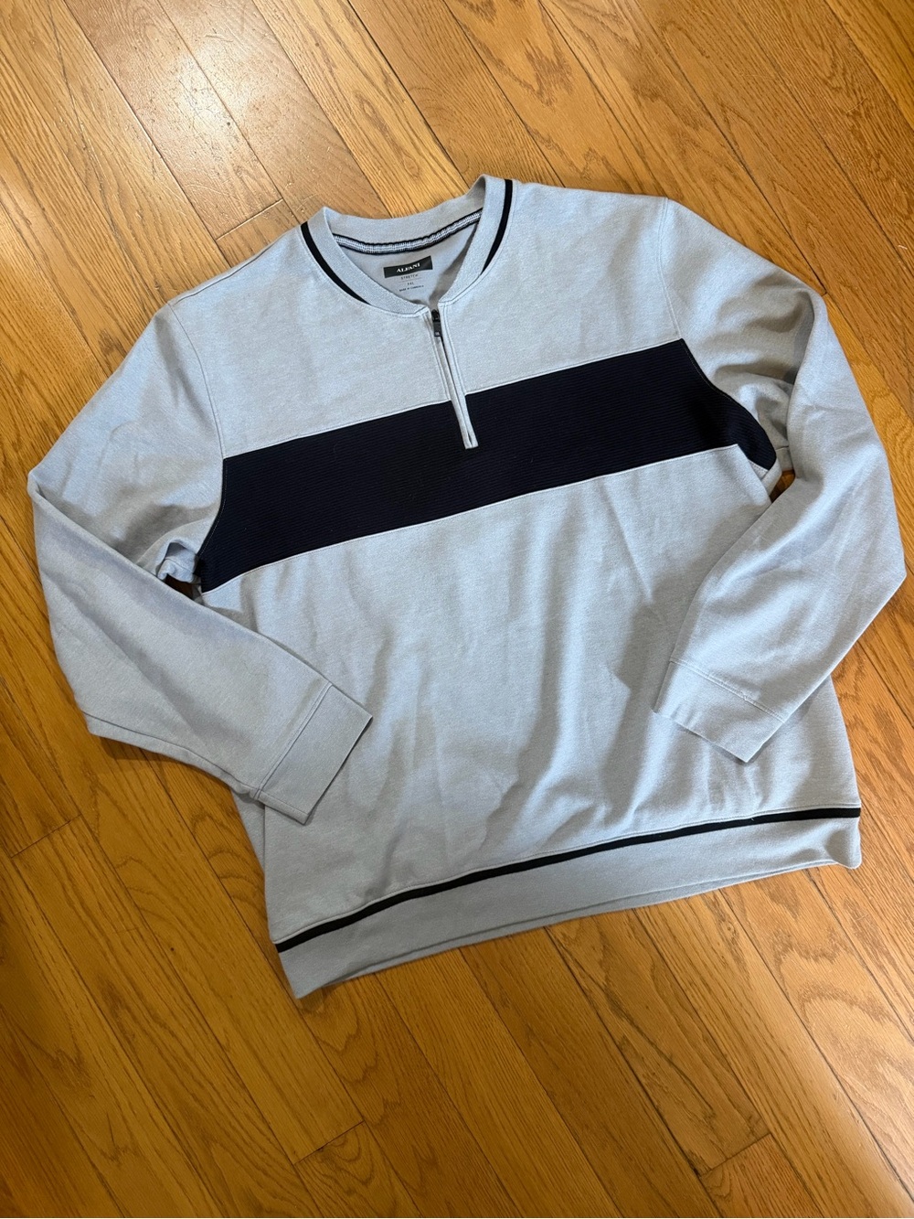 Alfani Long Sleeve Quarter Zip